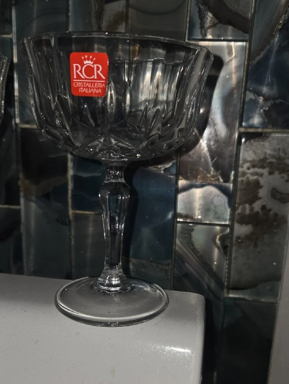 RCR Crystal Coupe Glasses in Clear - Set of 4